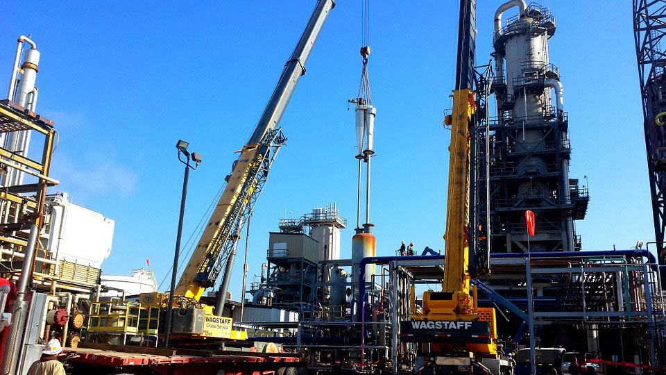 How the Oil and Gas Industry Can Improve Capital-Project Performance Picture; Oil Refinery Equipment at work site
